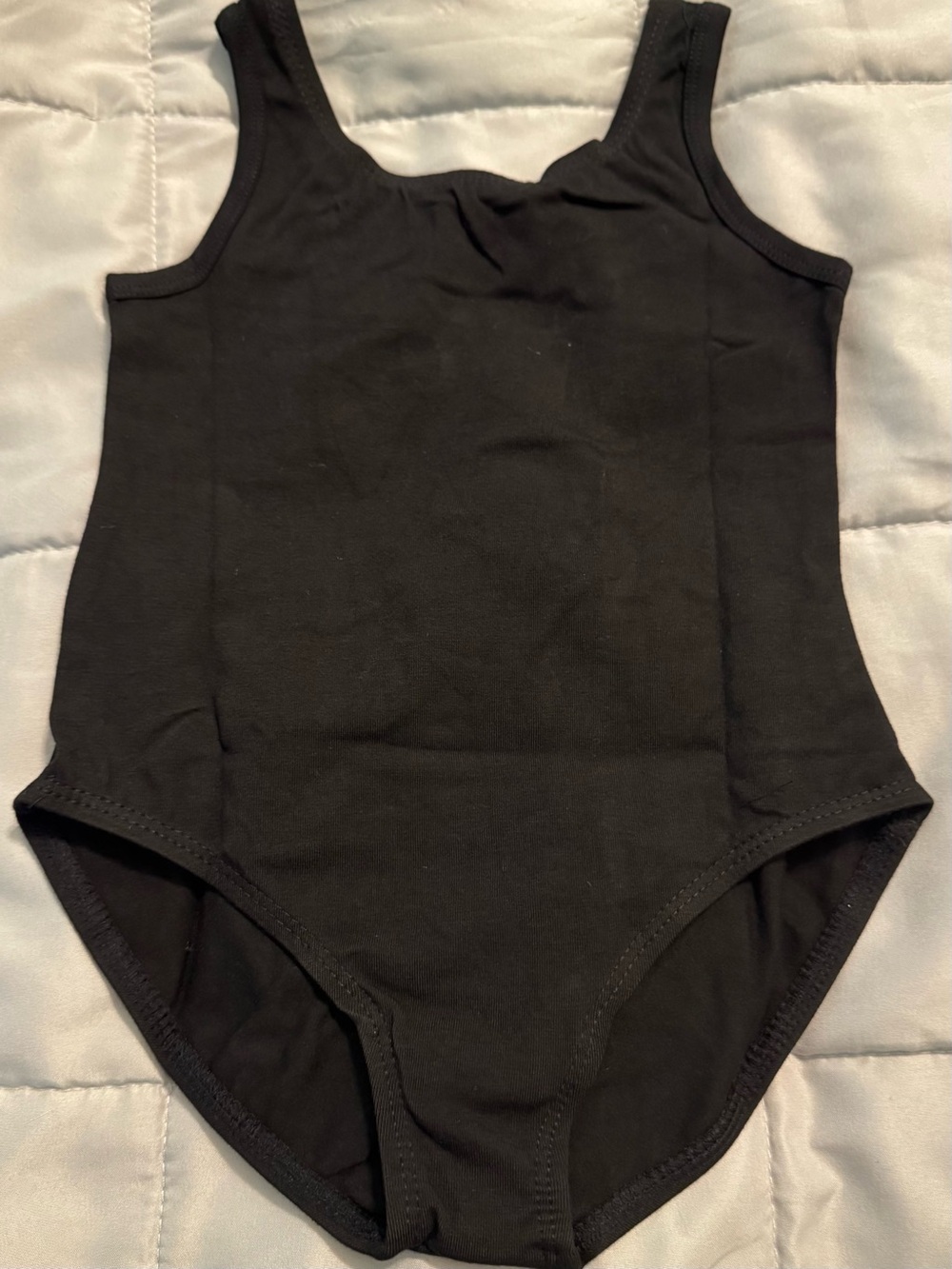 Leota Black Tank-Style Kids One-Piece Bodysuit